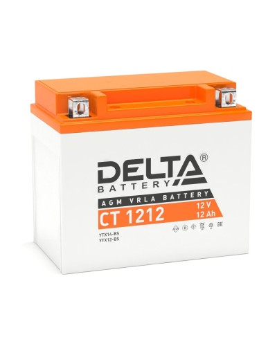 Delta CT 1212. Аккумулятор герметичный свинцово-кислотный стартерный. Delta в Артеме