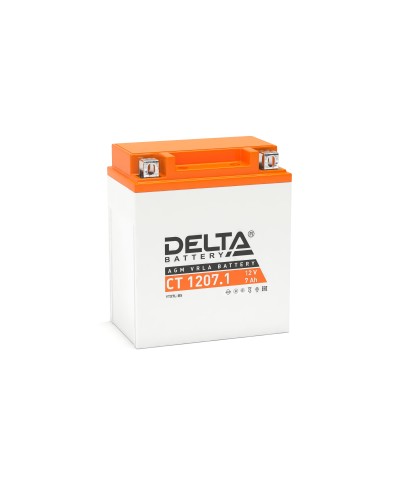 Delta CT 1207.1. Аккумулятор герметичный свинцово-кислотный стартерный. Delta в Артеме