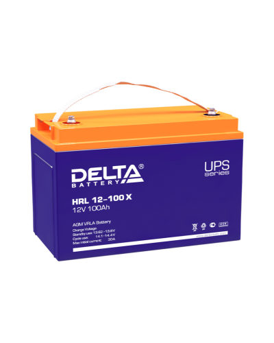 Delta HRL 12-100 X. Аккумулятор герметичный свинцово-кислотный. Delta в Артеме