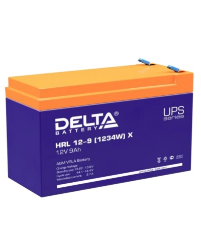 Delta HRL 12-9 X (1234W). Аккумулятор герметичный свинцово-кислотный. Delta в Артеме