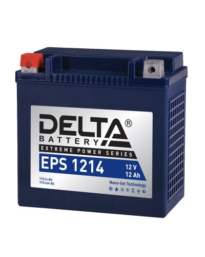 Delta EPS 1214. Аккумулятор герметичный свинцово-кислотный стартерный. Delta в Артеме