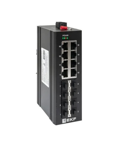 TSX-U-8GX/SFP-8GT. Промышленный неуправляемый коммутатор. EKF в Артеме