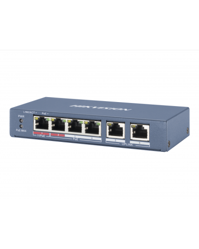 DS-3E0106HP-E. Коммутатор с питанием POE. Hikvision в Артеме
