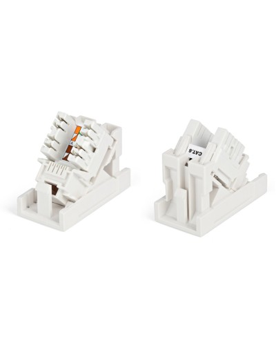 SIP2K-C6-M45-22.5. Вставка 45x22,5 с наклонным модулем RJ-45 категории 6. Hyperline в Артеме