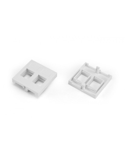 SIP2-2N-M45-45. Вставка 45x45 (аналог Mosaic) для 2х модулей формата Keystone Jack. Hyperline в Артеме