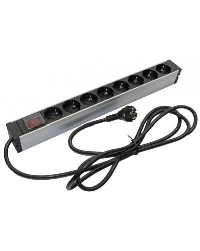 SHZ19-8SH-S-2.5EU. Блок розеток 19. Hyperline в Артеме