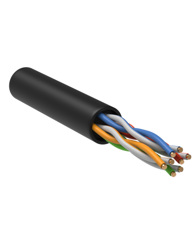 GENERICA U/UTP кат.5E 24AWG 4 пары LDPE черный (BC3-C5E04-139-305-R-G). Кабель «витая пара» (LAN) для структурированных систем связи. IEK в Артеме