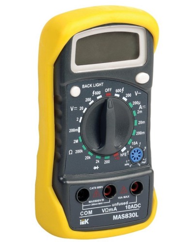 Мультиметр цифровой Master MAS830L (TMD-3L-830). Мультиметр цифровой. IEK в Артеме