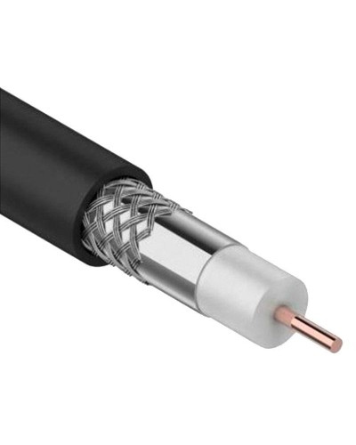 GENERICA RG11 CCS 75Ом FPE PVC черный (CC1-R1F1-119-300-G). Кабель коаксиальный омедненный. IEK в Артеме
