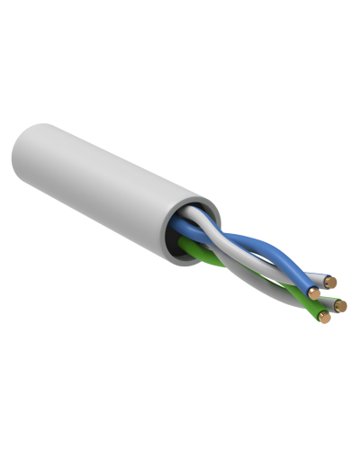GENERICA U/UTP кат. 5E 24AWG 2 пары LSZH INDOOR белый (BC1-C5E02-128-305-G). Кабель «витая пара» (LAN) для структурированных систем связи. IEK в Артеме