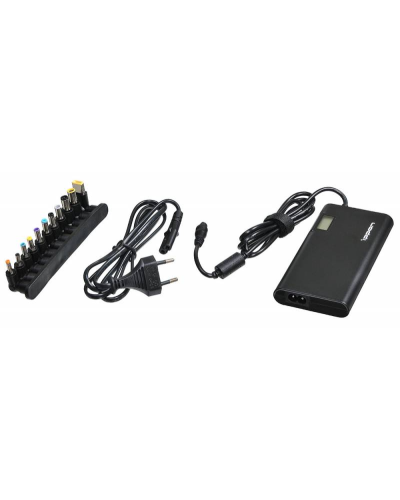 Блок питания Ippon SD90U автоматический 90W 15V-19.5V 11-connectors 4.5A 1xUSB 2.1A, LCD индикатор (705053). Блок питания. Ippon в Артеме