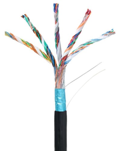 F/UTP 25pair, Cat5, Out, PE (EC-UF025-5-PE-BK-3). Кабель «витая пара» (LAN) для структурированных систем связи. NETLAN в Артеме