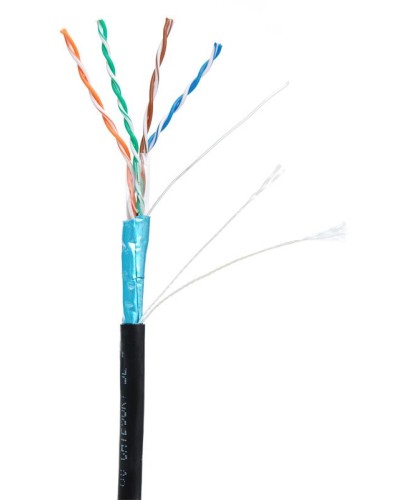 F/UTP 4pair, Cat5е, Out, PE (EC-UF004-5E-PE-BK). Кабель «витая пара» (LAN) для структурированных систем связи. NETLAN в Артеме