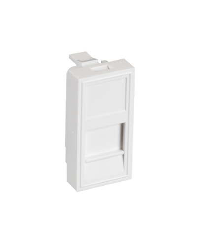 EC-IMH-1-WT-10 (10шт). Вставка 45x45 (Mosaic) для 1 модуля Keystone Jack. NETLAN в Артеме