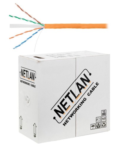 U/UTP 4pair, Cat6, Solid, In, LSZH (EC-UU004-6-LSZH-OR). Кабель «витая пара» (LAN) для структурированных систем связи. NETLAN в Артеме