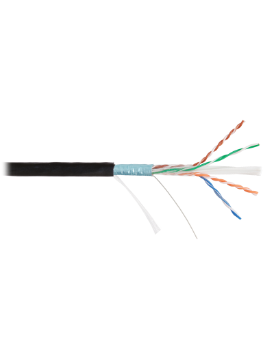 F/UTP 4pair, Cat6a, Solid, In/Out, нг(А)-HF (NMC 4255C-BK). Кабель «витая пара» (LAN) для структурированных систем связи. NIKOMAX в Артеме