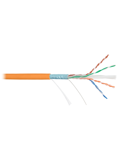 F/UTP 4pair, Cat6a, Solid, In, нг(А)-HF (NMC 4255C-OR). Кабель «витая пара» (LAN) для структурированных систем связи. NIKOMAX в Артеме