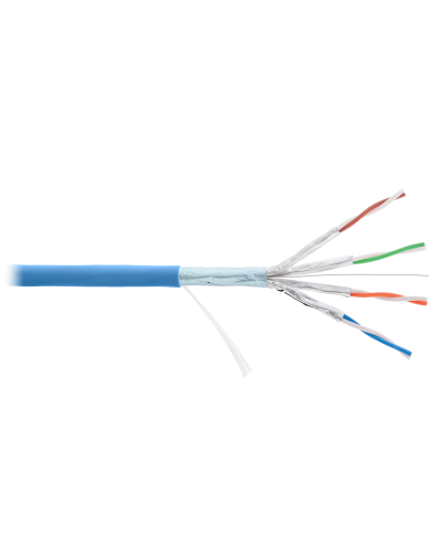 F/FTP 4pair, Cat6a, Solid, In, нг(А)-HF (NMC 4355C-IB). Кабель «витая пара» (LAN) для структурированных систем связи. NIKOMAX в Артеме