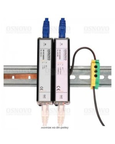 SP-IP/1000D. Устройство грозозащиты цепей Ethernet. OSNOVO в Артеме
