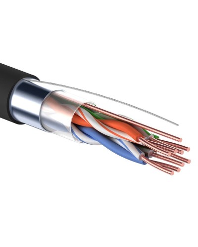 F/UTP 4PR 24AWG, CAT5e. OUTDOOR, 305м. PROconnect (01-0154). Кабель «витая пара» (LAN) для структурированных систем связи. PROCONNECT в Артеме
