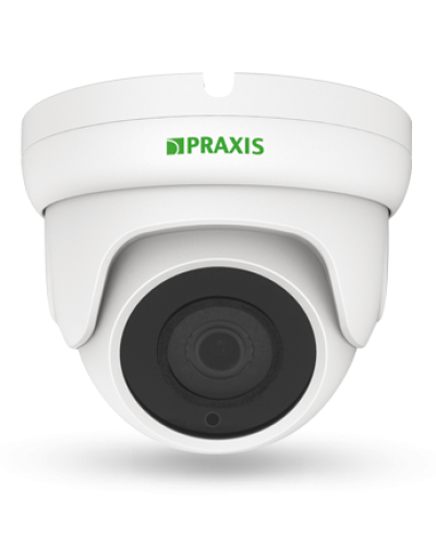 PE-7141IP 2.8. Видеокамера IP купольная. Praxis в Артеме