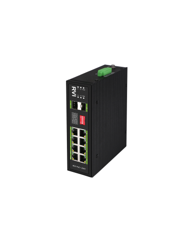 RVi-1NSIM8GP-2S. Коммутатор с питанием по PoE. RVi в Артеме