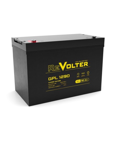 Revolter GPL 1290. Аккумулятор автомобильный герметичный свинцово-кислотный. Revolter в Артеме