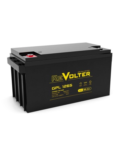 Revolter GPL 1265. Аккумулятор автомобильный герметичный свинцово-кислотный. Revolter в Артеме