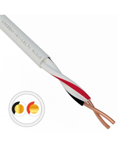 КПСВВнг(А)-LSLTx 1х2х0,5 REXANT (01-4870). Кабель для систем передачи данных пониженной пожароопасности c низким дымо- и газовыделением, с низкой токсичностью продуктов горения. Rexant в Артеме
