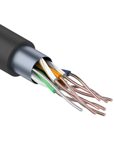 F/UTP 4PR 24AWG CAT5e 305м OUTDOOR REXANT (01-0146). Кабель «витая пара» (LAN) для структурированных систем связи. Rexant в Артеме