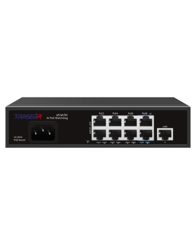 TR-NS1109-120-8PoE. Коммутатор с PoE. Trassir в Артеме