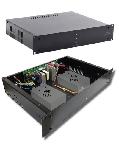 СКАТ-1200И7 RACK (СКАТ ИБП-12/5-2x17-RACK) (2142). Источник вторичного электропитания резервированный. Бастион в Артеме