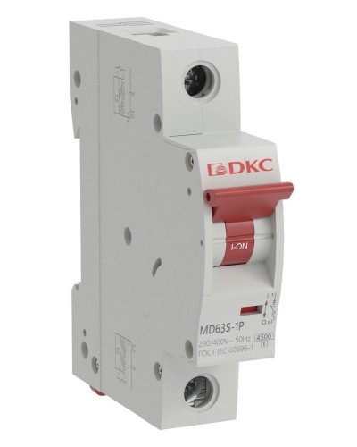 YON max MD63S 1P 6А 4,5кА C (MD63S-1PC6). Автоматический выключатель. ДКС в Артеме