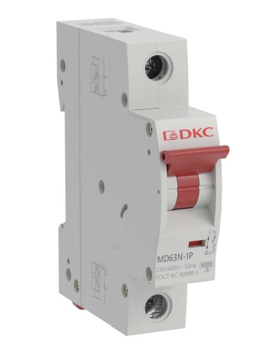 YON max MD63N 1P 40А 6кА C (MD63N-1PC40). Автоматический выключатель. ДКС в Артеме