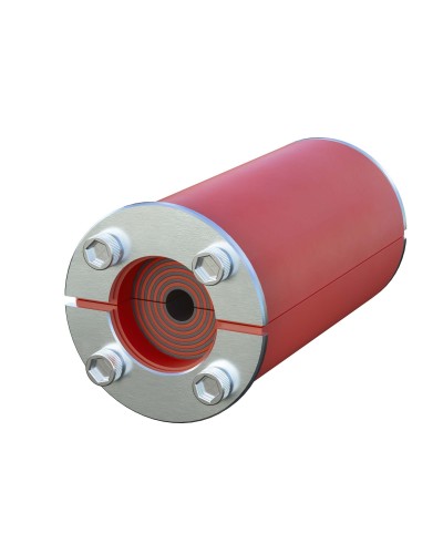 Проходка круглая, нержавеющая, D188х70 мм для кабелей D80-140 мм (DXF3110): Проходка круглая, нержавеющая в Артеме