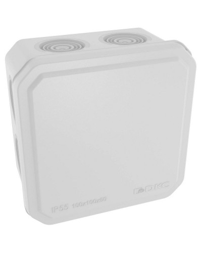 Коробка ответвительная с кабельными вводами IP55, 100х100х50 (53800). Коробка ответвительная. ДКС в Артеме