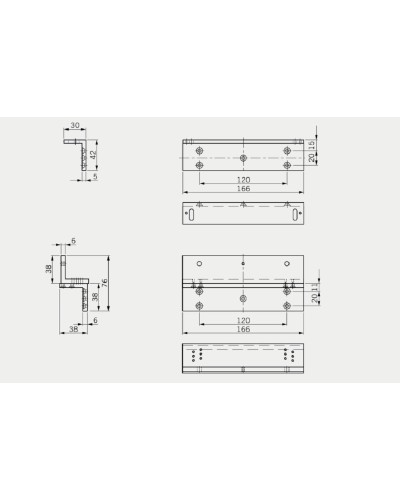 L+Z кронштейн для EMC 600 ALH. L+Z кронштейн для EMC 600 ALH. dormakaba в Артеме