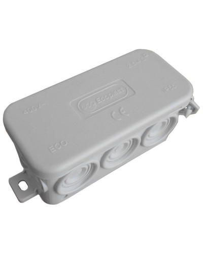 Коробка JBL090 90х42х40, 10 вых., IP55, серая (44055). Коробка монтажная. Экопласт в Артеме