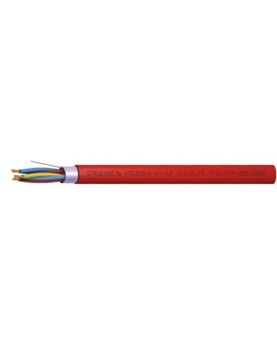 КПСВЭВнг(А)-LS 5х2х0,75 (Спецкабель). Кабель симметричный для систем сигнализации и управления, групповой прокладки, с пониженным дымо- и газовыделением. Спецкабель в Артеме
